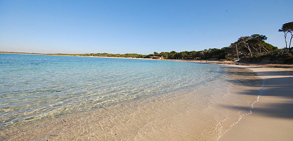 Playa de Es Trenc, de las mejores playas de las Islas Baleares
