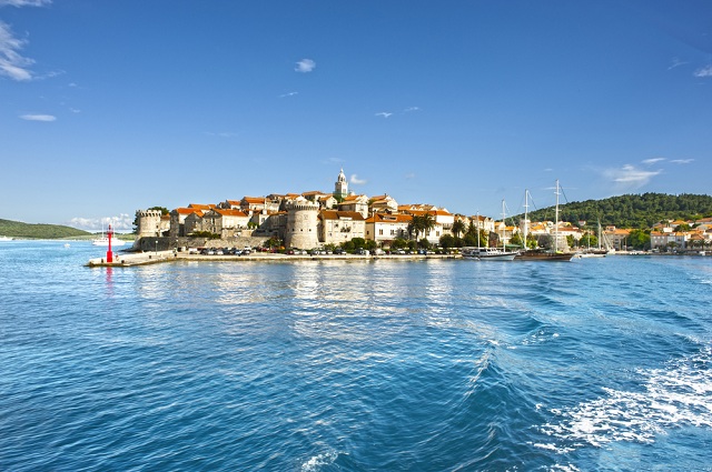 Isla de Korkula en Croacia